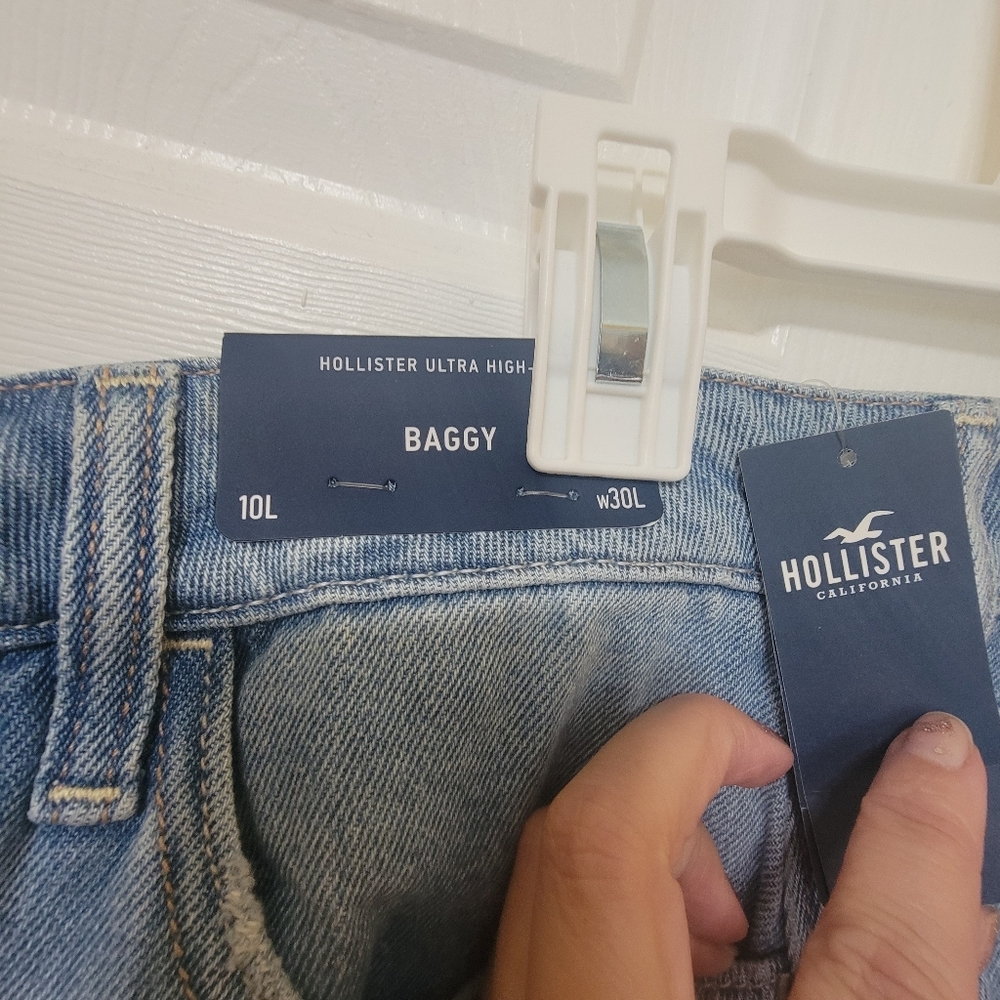 Womens Baggy High Rise 10L Jeans - Picture 3 of 6